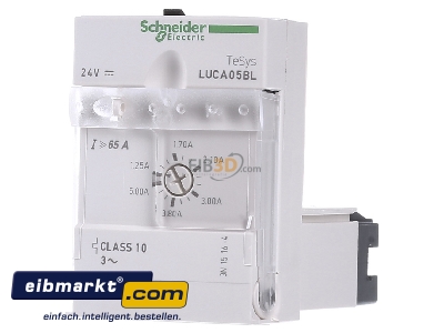 Frontansicht Schneider Electric LUCA05BL Steuereinheit 1,25-5A 24V DC 