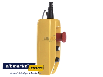 Ansicht links Schneider Electric XACB3291 Hngetaster 2 Bef.St. m.Not-Aus 
