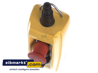 Ansicht oben vorne Schneider Electric XACB3291 Hngetaster 2 Bef.St. m.Not-Aus 