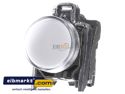 Front view Schneider Electric XB4BVB1 Indicator light white 24VAC/DC
