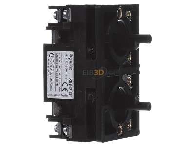 Ansicht links Schneider Electric XESD1281 Hilfsschalterblock 