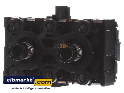 Front view Schneider Electric XESD2201 Auxiliary contact block 3 NO/0 NC
