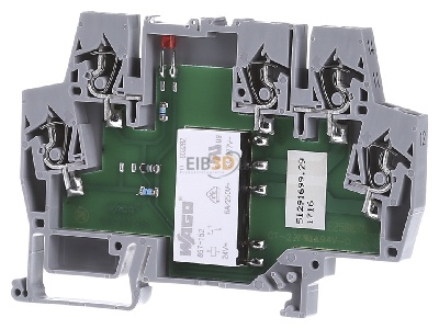 Front view WAGO 859-390 Switching relay DC 24V 3A 
