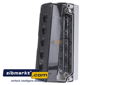 Front view Schneider Electric XALD05 Surface housing
