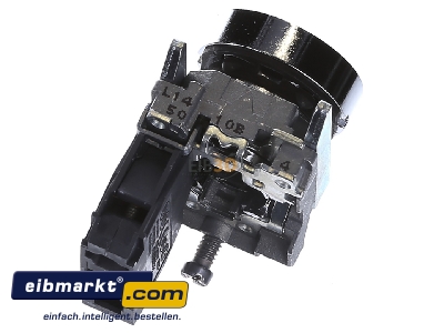 Ansicht oben hinten Schneider Electric XB4BA31 Drucktaster flach, gn, 1S 