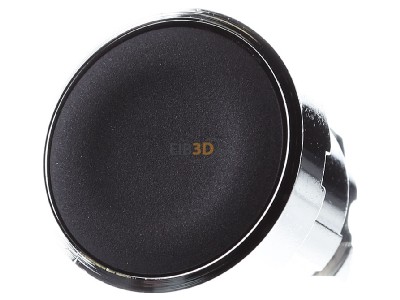 Frontansicht Schneider Electric ZB4BA2 Drucktaster flach, sw 