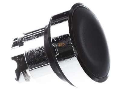 Ansicht links Schneider Electric ZB4BA2 Drucktaster flach, sw 