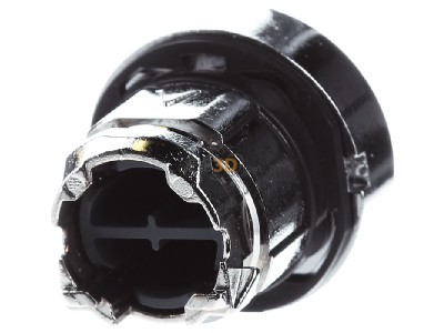 Ansicht hinten Schneider Electric ZB4BA2 Drucktaster flach, sw 