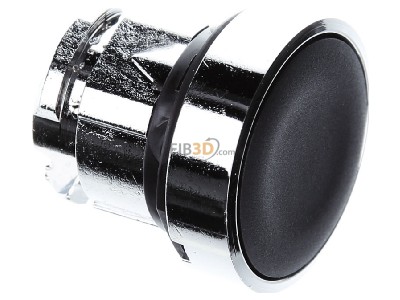 Ansicht oben links Schneider Electric ZB4BA2 Drucktaster flach, sw 