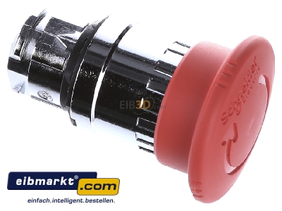 Ansicht oben links Schneider Electric ZB4BS844 Not-Aus-Taster rt, D=40 berl.Dreh. 