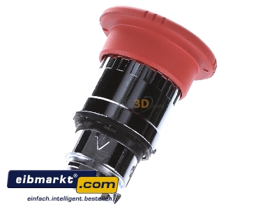 Ansicht oben hinten Schneider Electric ZB4BS844 Not-Aus-Taster rt, D=40 berl.Dreh. 