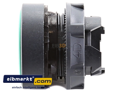 View top right Schneider Electric ZB5AA3 Push button actuator green IP66 
