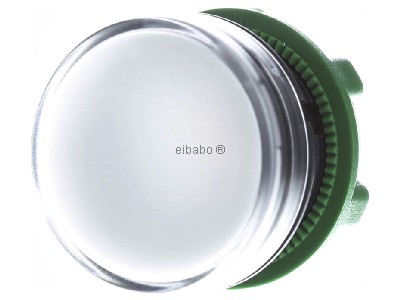 Front view Schneider Electric ZB5AV013 Indicator light element white IP66 
