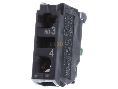 Front view Schneider Electric ZBE101 Auxiliary contact block 1 NO/0 NC 
