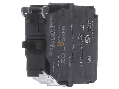 Frontansicht Schneider Electric ZBE205 Hilfsschalter 1S 1, schraubanschl 