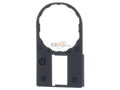 Front view Schneider Electric ZBZ33 Text plate holder for control device 
