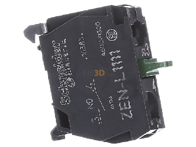 Ansicht links Schneider Electric ZENL1111 Hilfsschalterblock 1S 