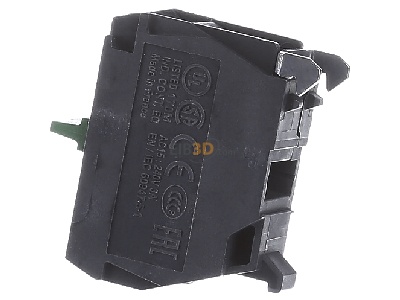 View on the right Schneider Electric ZENL1111 Auxiliary contact block 1 NO/0 NC 
