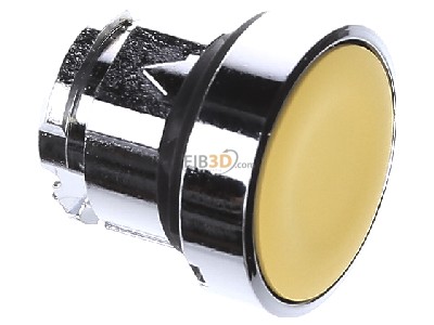 Ansicht oben links Schneider Electric ZB4BA5 Drucktaster flach, ge 