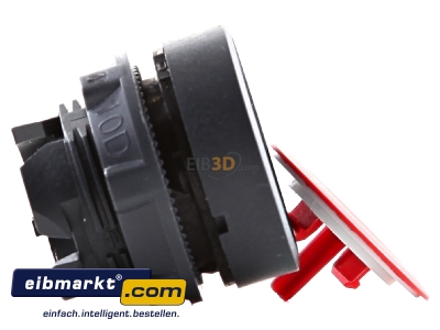 Ansicht links Schneider Electric ZB5AA432 Drucktaster flach, rt, (0) 