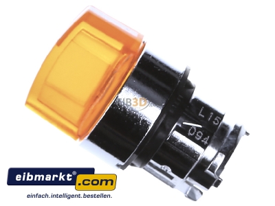 View top right Schneider Electric ZB4BK1253 Short thumb-grip actuator orange IP66
