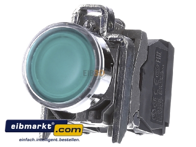 Frontansicht Schneider Electric XB4BW33B5 Leuchtdrucktaster 1S1 gn LED-M. 24V 