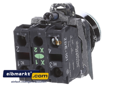 Ansicht hinten Schneider Electric XB4BW33B5 Leuchtdrucktaster 1S1 gn LED-M. 24V 