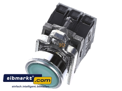 Ansicht oben vorne Schneider Electric XB4BW33B5 Leuchtdrucktaster 1S1 gn LED-M. 24V 