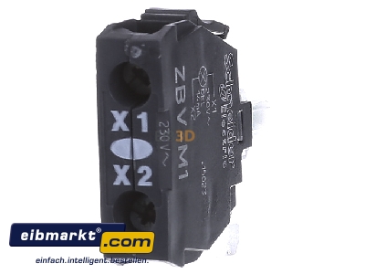 Ansicht hinten Schneider Electric ZBVM1 LED-Modul 230V ws 