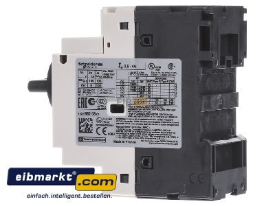 View on the right Schneider Electric GV2P08 Motor protective circuit-breaker 3,5A
