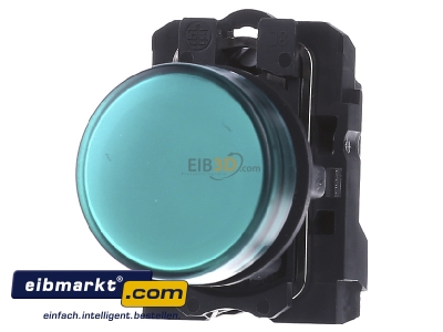 Front view Schneider Electric XB5AVB3 Indicator light green 24VAC/DC
