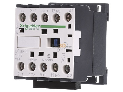 Front view Schneider Electric LC1K0610F7 Magnet contactor 6A 110VAC 
