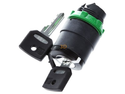 Ansicht oben vorne Schneider Electric ZB5AG3 Schl�sselschalter 3-Stell. Nr. 455 