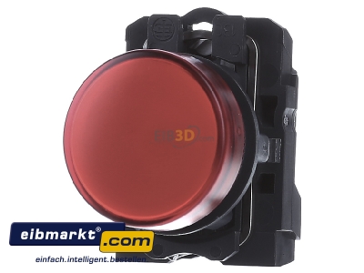 Front view Schneider Electric XB5AVM4 Indicator light red 230...240VAC
