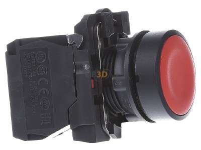 Ansicht links Schneider Electric XB5AA42 Drucktaster flach, rt, 1 