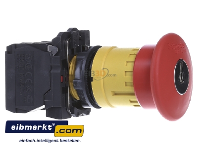 Ansicht links Schneider Electric XB5AS9445 Not-Aus-Taster 1S 1 