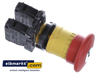Ansicht oben links Schneider Electric XB5AS9445 Not-Aus-Taster 1S 1 