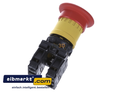 Ansicht oben hinten Schneider Electric XB5AS9445 Not-Aus-Taster 1S 1 