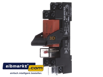 Frontansicht Siemens Indus.Sector LZS:RT4A4L24 Steckrelais 24VDC 2W LED rot 