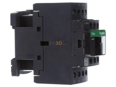 View on the left Schneider Electric LC1DT40E7 Magnet contactor 25A 48VAC
