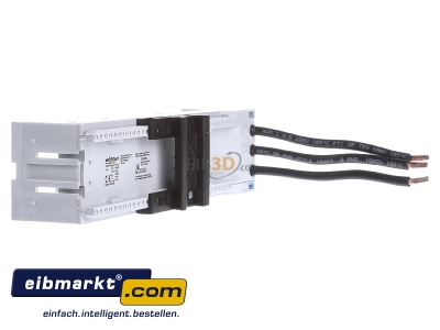 Ansicht rechts Whner 32 454 Sammelschienenadapter m.1 Tragschiene,63A 