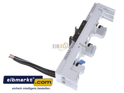 Ansicht oben links Whner 32 454 Sammelschienenadapter m.1 Tragschiene,63A 