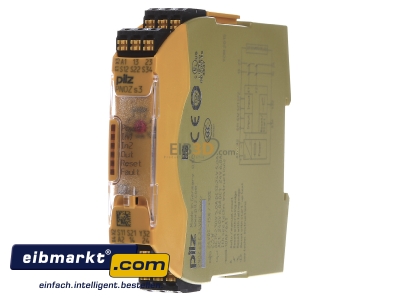 Front view Pilz PNOZ s3 C #751103 Safety relay DC PNOZ s3 C 751103
