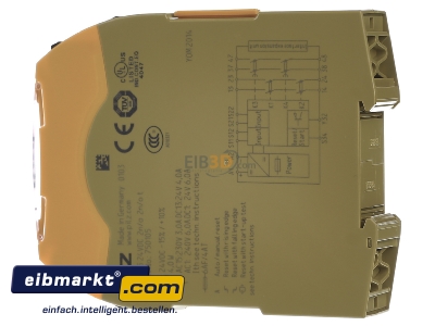 View on the right Pilz PNOZ s5 #750105 Safety relay DC
