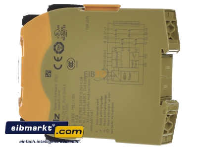 View on the right Pilz PNOZ s5 C #751105 Safety relay DC EN954-1 Cat 4 - PNOZ s5 C 751105
