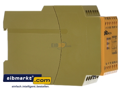 Ansicht links Pilz PNOZ X4 #774739 Not-Aus-Schaltgert 240VAC 3n/o 1n/c PNOZ X4 774739