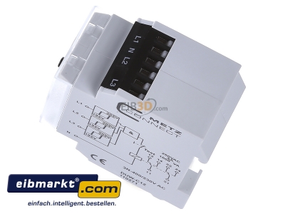 View top right Metz Connect DUW-C12 3x230V Voltage monitoring relay 195...400V AC - 
