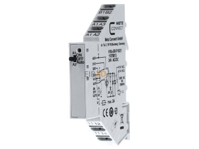 Front view Metz KRA-SR-F10/21 1W Switching relay AC 24V DC 24V 
