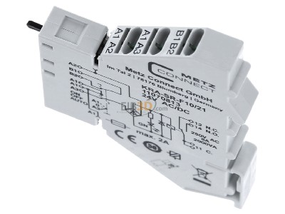 View top right Metz KRA-SR-F10/21 1W Switching relay AC 24V DC 24V 
