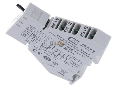 View top right Metz KRA-SRA-F10/21 1W Switching relay AC 24V DC 24V 
